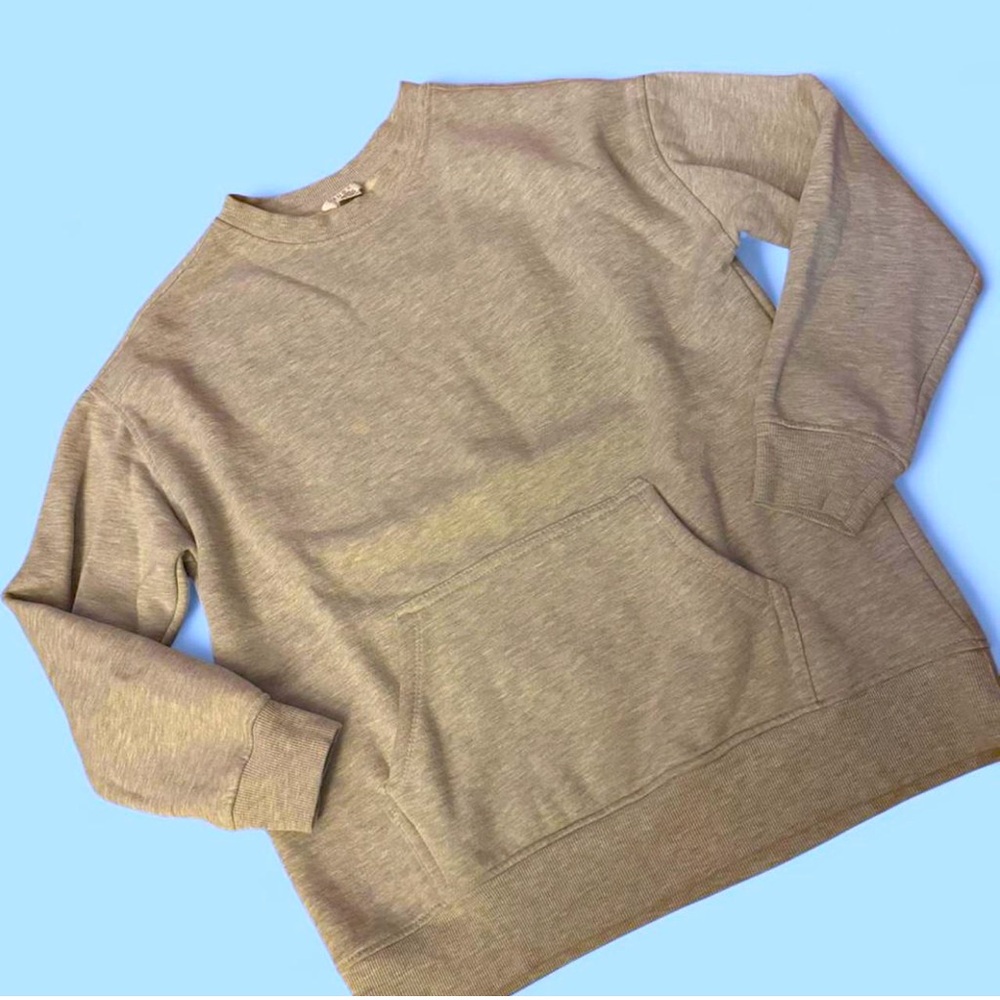 Danskin Light Gray Women's Crew Neck Sweater